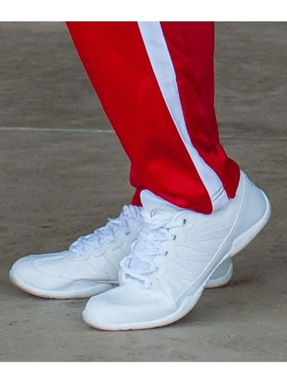 Stylish White & Black Cheerleading Shoes for Girls | Apex Performance Footwear